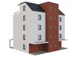 apartment house 1 3D Model