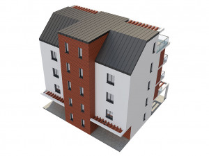 apartment house 1 3D Model