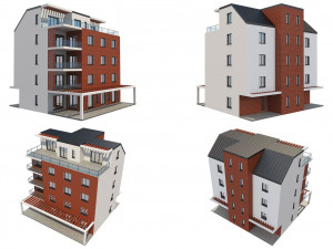 apartment house 1 3D Model