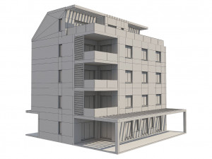 apartment house 1 3D Model