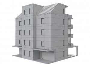 apartment house 1 3D Model