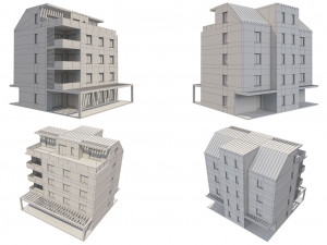 apartment house 1 3D Model