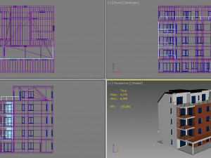 apartment house 1 3D Model
