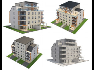 residential building 1 3D 모델