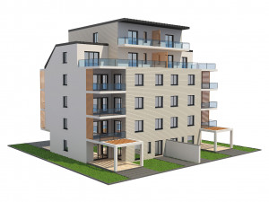 residential building 1 Model 3D