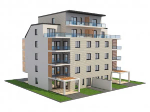 residential building 1 3D Model