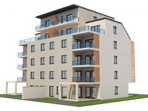 residential building 1 Model 3D