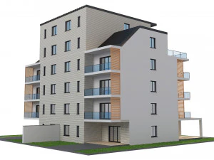 residential building 1 3D Model