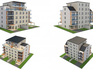 residential building 1 3D Model