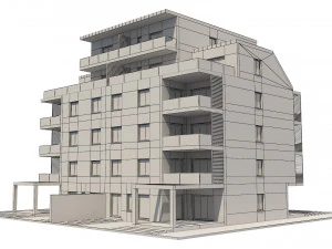 residential building 1 3D Model