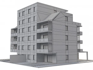 residential building 1 3D Model