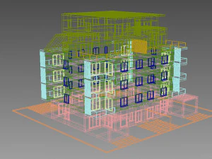 residential building 1 3D Model