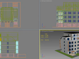 residential building 1 3D Model