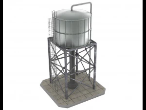 su deposu 1 3D Model