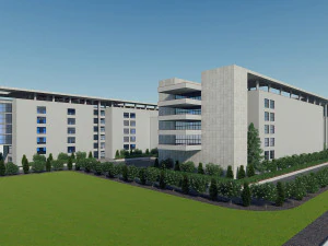 school building 1 3D Model