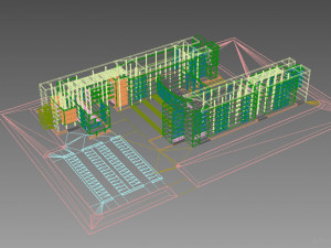 school building 1 Modelo 3D