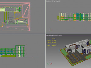school building 1 Modelo 3D