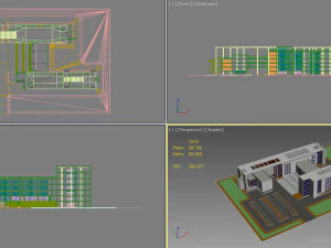 school building 1 3D Model