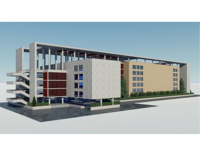 office building 1 3D 모델 .c4d .max .obj .3ds .fbx .stl .blend 