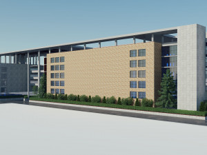 office building 1 3D 모델