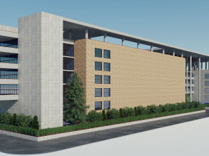 office building 1 3D 모델