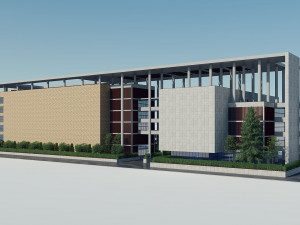 office building 1 3D 모델