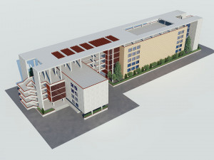 office building 1 3D 모델