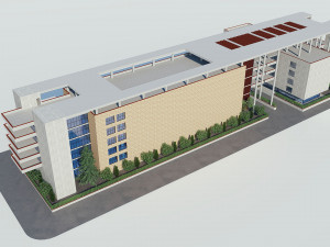 office building 1 3D 모델