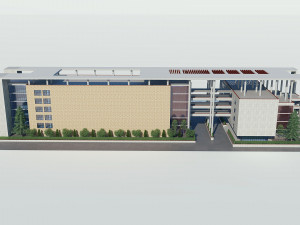 office building 1 3D 모델