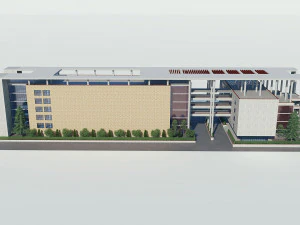 office building 1 3D Model