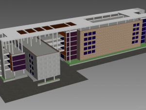 office building 1 3D 모델