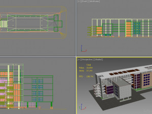 office building 1 3D 모델