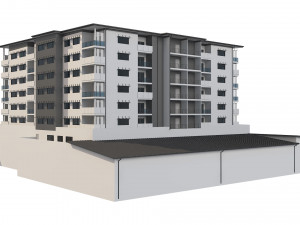hotel building 1 3D Model