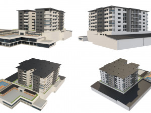 hotel building 1 3D Model