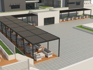 hotel building 1 3D Model