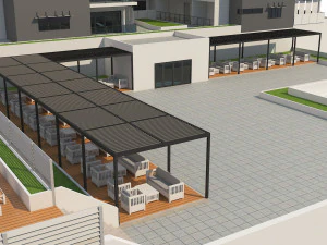 hotel building 1 3D Model