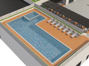 hotel building 1 3D Model
