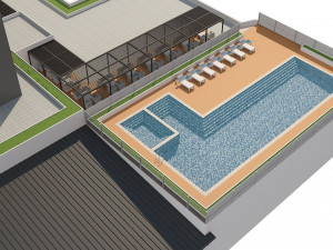 hotel building 1 3D Model