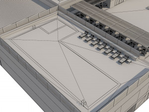 hotel building 1 3D Model