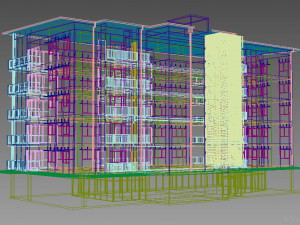 apartment building 18 Modelo 3D