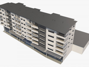 apartment building 19 3D Model