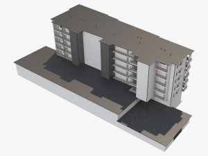 apartment building 19 3D Model