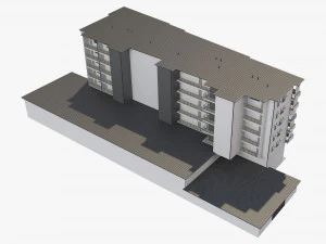 apartment building 19 3D Model