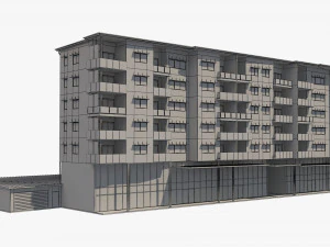 apartment building 19 3D Model