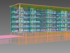 apartment building 19 3D Model