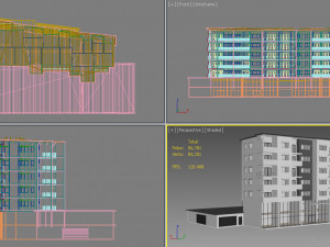 apartment building 19 3D Model