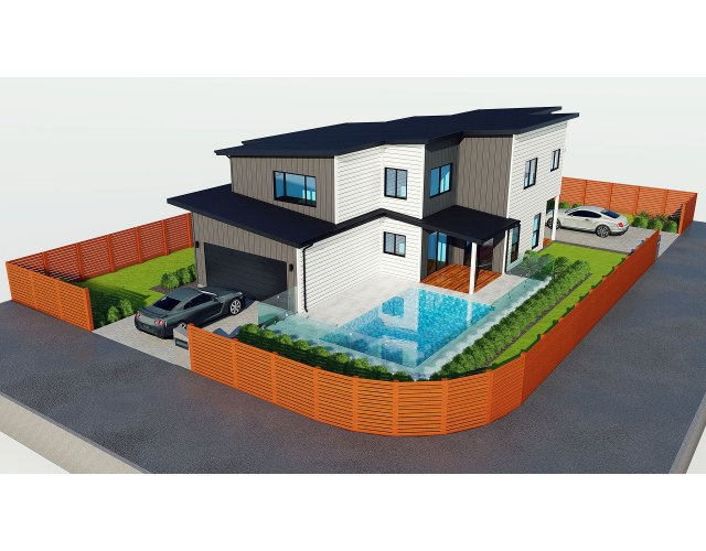 australian house 2 3D Model .c4d .max .obj .3ds .fbx .stl .blend 