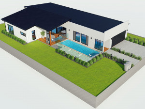 australian house 3 Modelo 3D