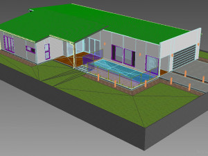 australian house 3 Modelo 3D