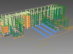 brick building 1 3D Model